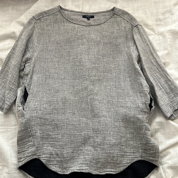 MADEWELL 3/4 SLEEVE DOLMAN WITH SIDE POCKETS - Picture 2 of 4